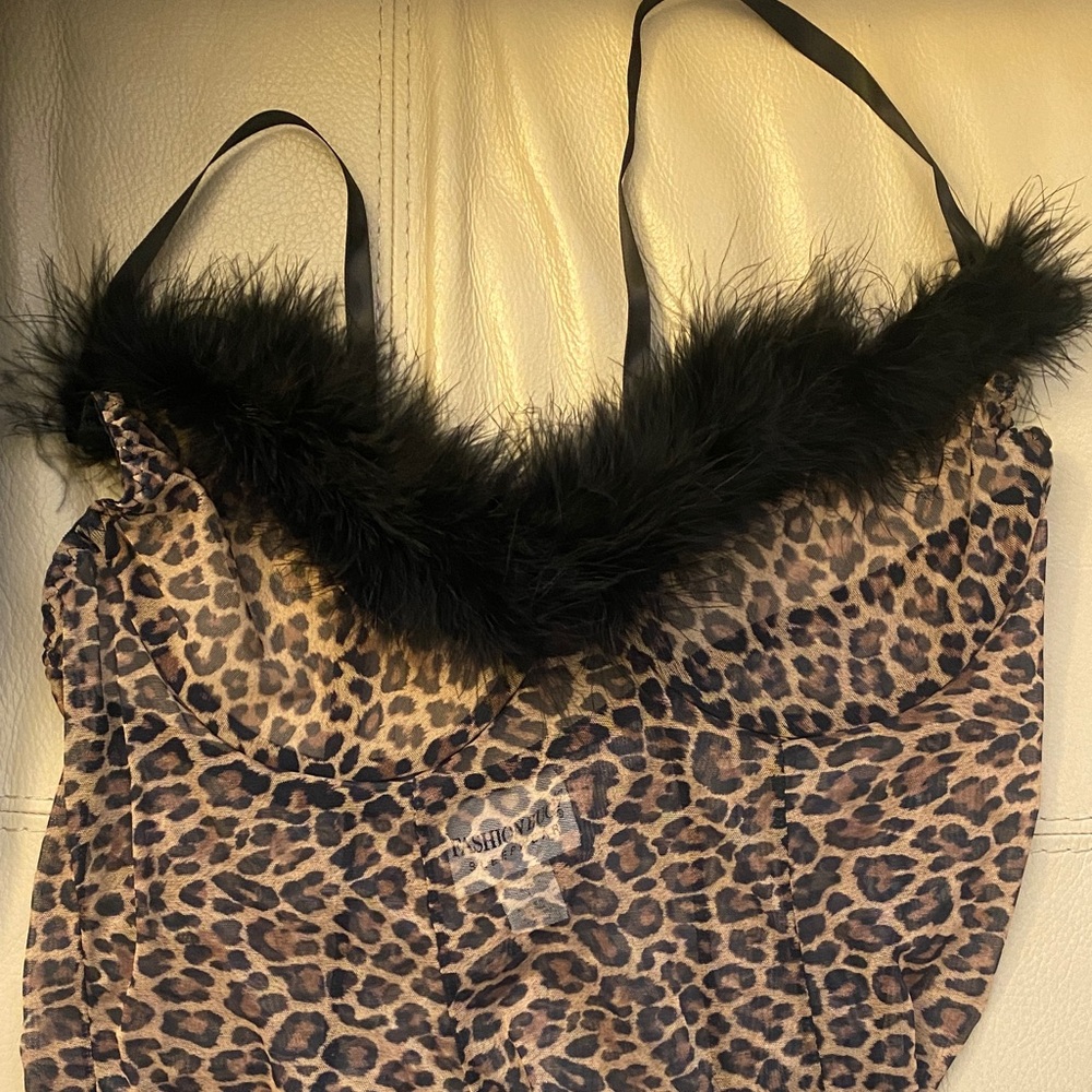 Fashion Bug Leopard Print Nightgown